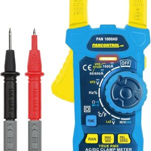 Pancontrol PAN 1000AD, Digitale True RMS Stromzange für AC | DC bis 1000 A, mit Farbdisplay, NCV, VFD und LED-Licht. | Zustand: Sehr Gut