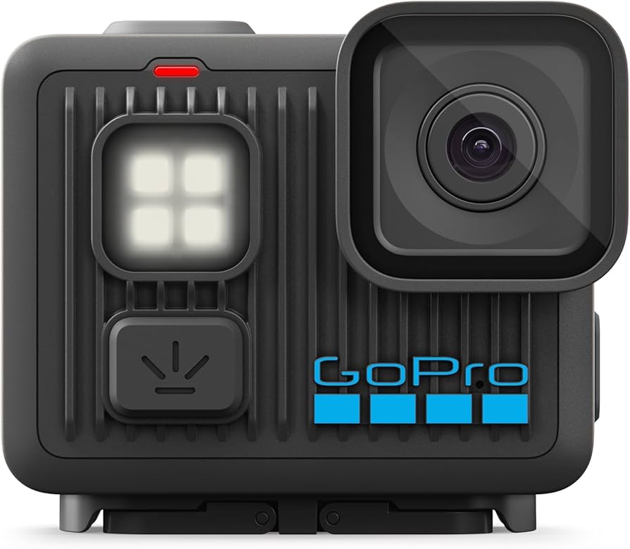 GoPro LIT Hero, Action-Kamera mit integrierter Leuchte, 4K60 Video, 12MP Foto, wasserdicht bis 5m, schwarz. | Zustand: Neu