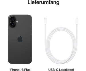 iPhone 16 Plus 128GB, OVP, Display zerkratzt | SimLock: Frei | Zustand: In Ordnung | Farbe: schwarz | Akku: 96% – Bild 6