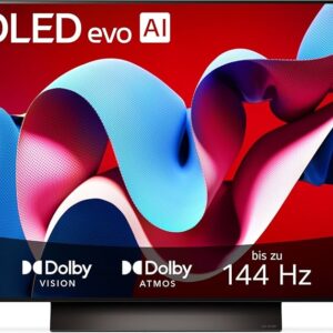 LG OLED48C47LA OLED TV 2024, 48 Zoll, 4K UHD, 144Hz, OLED evo, inkl. Fernbedienung und Rechnung | Zustand: Wie Neu
