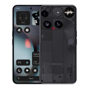 Nothing Phone (3) 2025 Schwarz, Smartphone mit 6,67 Zoll AMOLED-Display, Snapdragon 8s Gen 4, 50MP Triple-Kamera und Glyph Matrix. | SimLock: Frei | Zustand: Sehr Gut | Farbe: schwarz | Akku: Gut