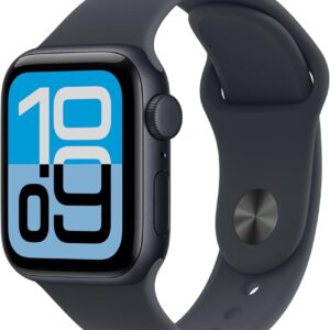 Apple Watch SE (2022) 40mm Mitternacht, GPS, Aluminiumgehäuse, Sportarmband S | M Mitternacht, in Originalverpackung (OVP) | Zustand: Sehr Gut