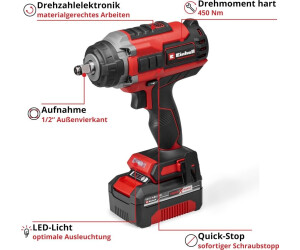 Einhell Professional Impaxxo 18/450 Purepower Akku-schlagschrauber, 2 akku  | Zustand: Wie Neu
