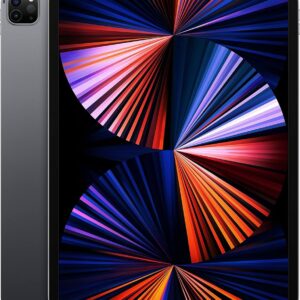 Apple iPad Pro 12,9 (5. Gen) 2021 Space Gray, 256 GB, M1 Chip, Liquid Retina XDR Display, inkl. Tastatur, Gehäuse mit deutlicher Macke am Rand | Zustand: In Ordnung