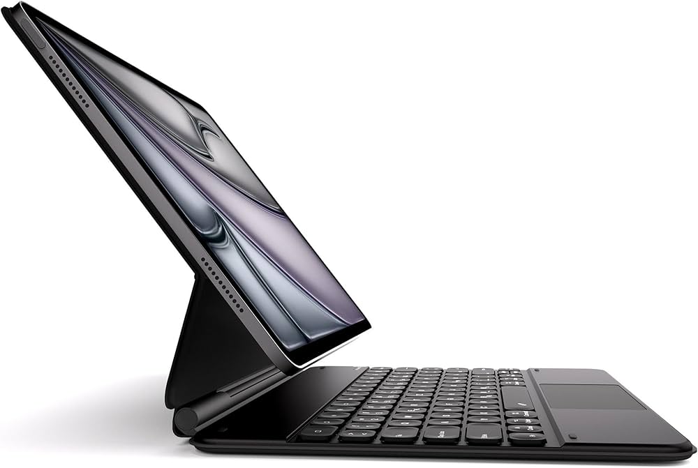 Apple Magic Keyboard für iPad Air 13" (M4), Schwarz, DE-Layout, inkl. OVP, kompatibel mit iPad Air 13 | Zustand: Neu – Bild 2