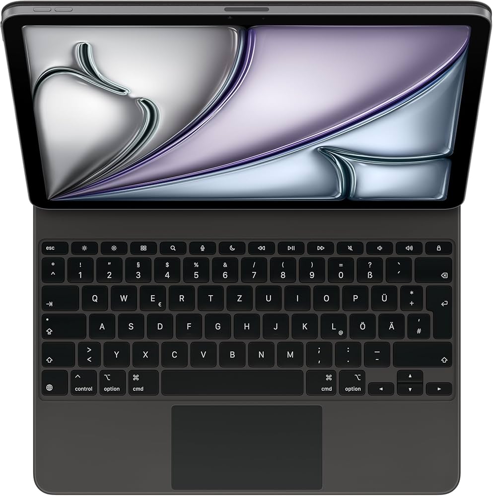 Apple Magic Keyboard für iPad Air 13" (M4), Schwarz, DE-Layout, inkl. OVP, kompatibel mit iPad Air 13 | Zustand: Neu – Bild 5