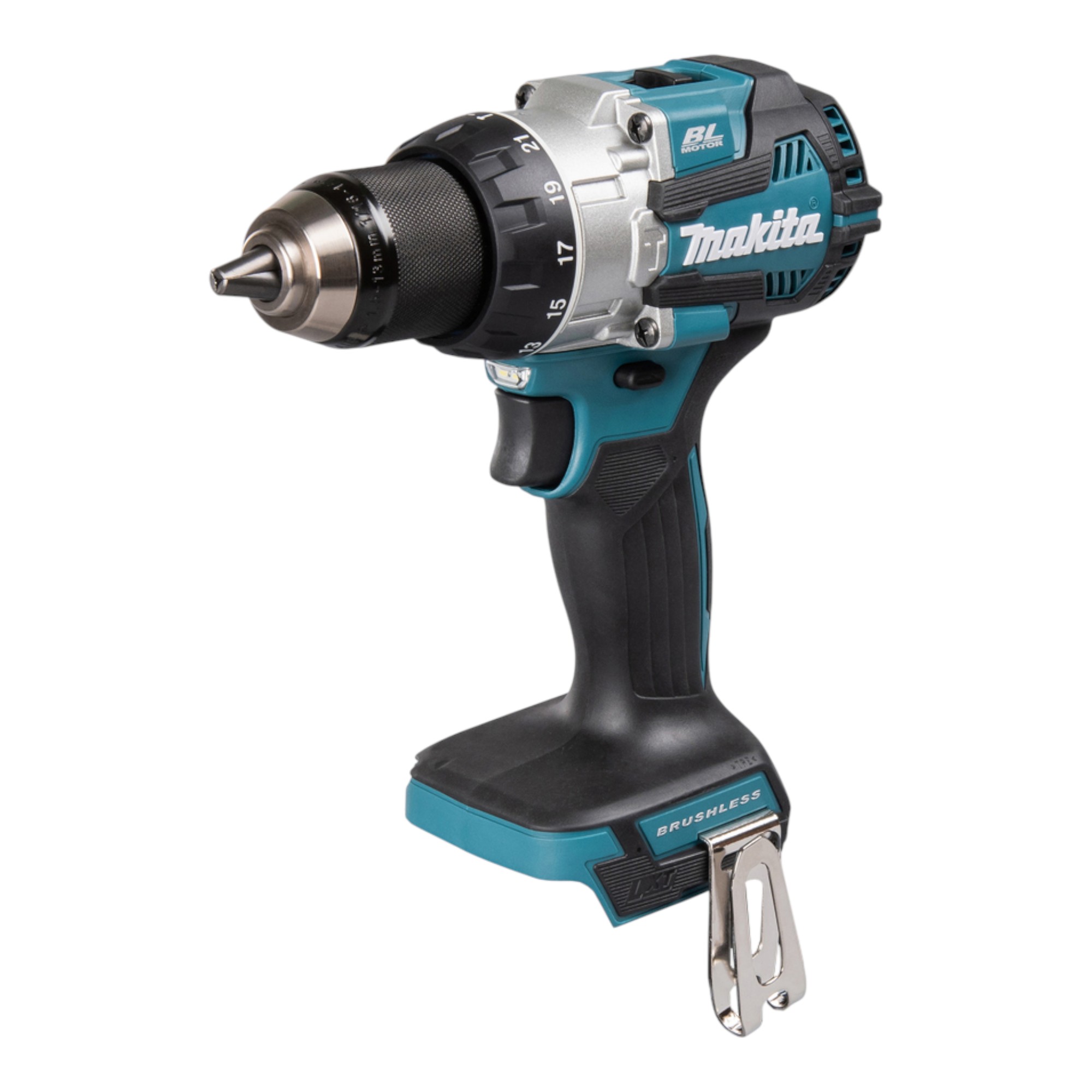 Makita DHP489Z Akku-Schlagbohrschrauber, 18V LXT Brushless, Solo-Gerät ohne Akku | Ladegerät, inkl. OVP, 73 Nm hart, 2-Gang-Getriebe | Zustand: Neu