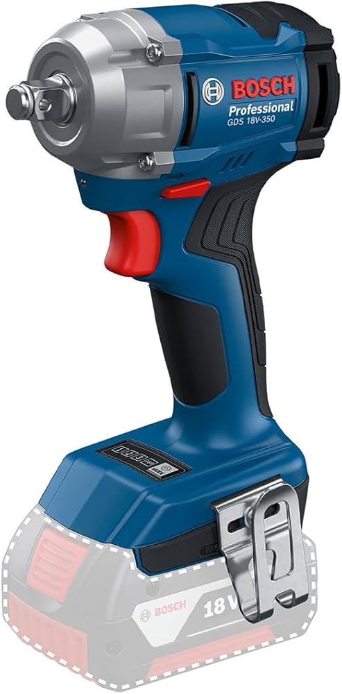 Bosch Professional GDS 18V-350, Akku-Drehschlagschrauber, 1 | 2 Zoll, bürstenlos, Solo-Version ohne Akku | Ladegerät, in OVP | Zustand: Wie Neu
