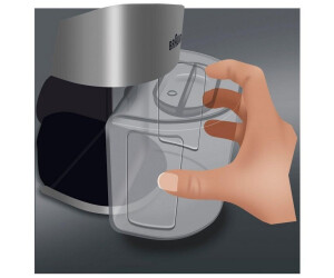 Braun Kaffeemühle KG 7070 Silber/Schwarz, Elektrische Kaffeemühle mit Scheibenmahlwerk, 15 MahLadegerätradeinstellungen und Tassenwahl, OVP. | Zustand: Neu