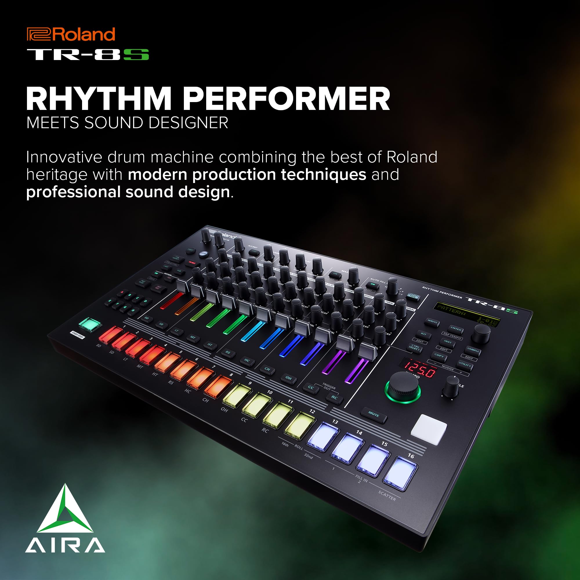 Roland TR-8S Rhythm Performer, Digitale Drum Machine mit Sample-Playback, inkl. Ladekabel | Zustand: Gut – Bild 2