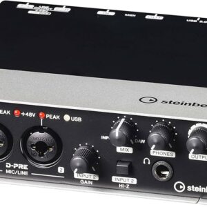 Steinberg UR22mkII, USB Audio Interface, inkl. Netzteil, ohne Mikrofon, 24-Bit | 192 kHz, 2x2 Kanäle | Zustand: Gut