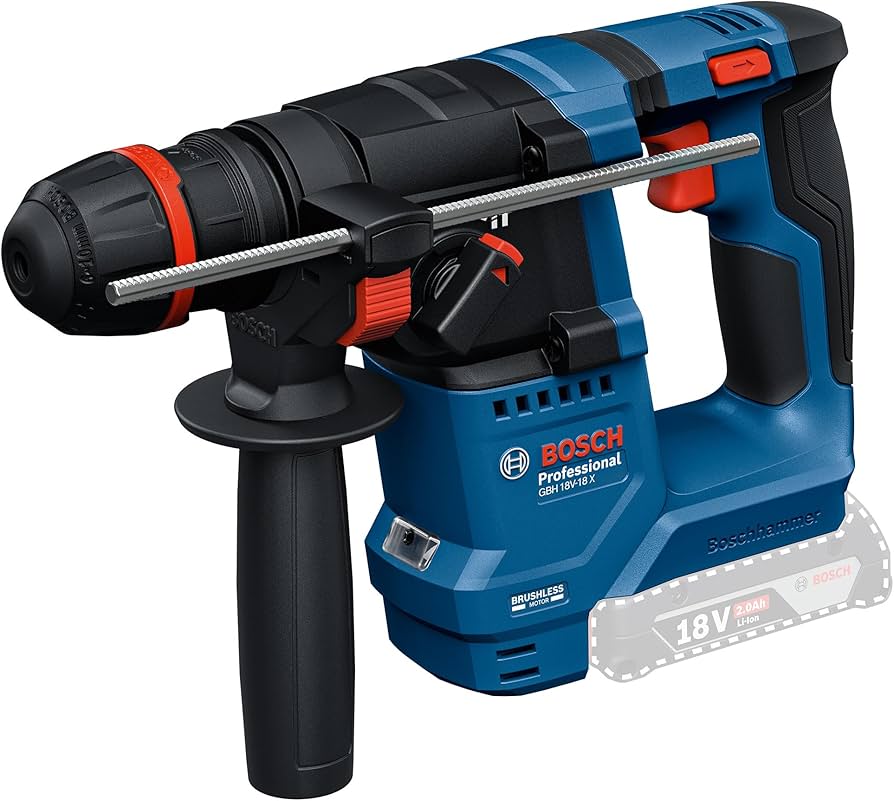 Bosch Professional GBH 18V-18, Akku-Bohrhammer, bürstenlos, 18V, 1,5 Joule, SDS-plus, ohne Akku und Ladegerät. | Zustand: Neu