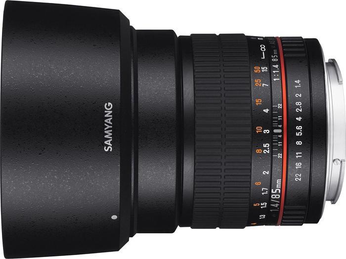 Samyang 85mm f/1.4 AS IF UMC für Sony E, Manuelles Tele-Objektiv für Vollformat und APS-C, lichtstarke Festbrennweite, inkl. Gegenlichtblende | Zustand: Sehr Gut – Bild 2