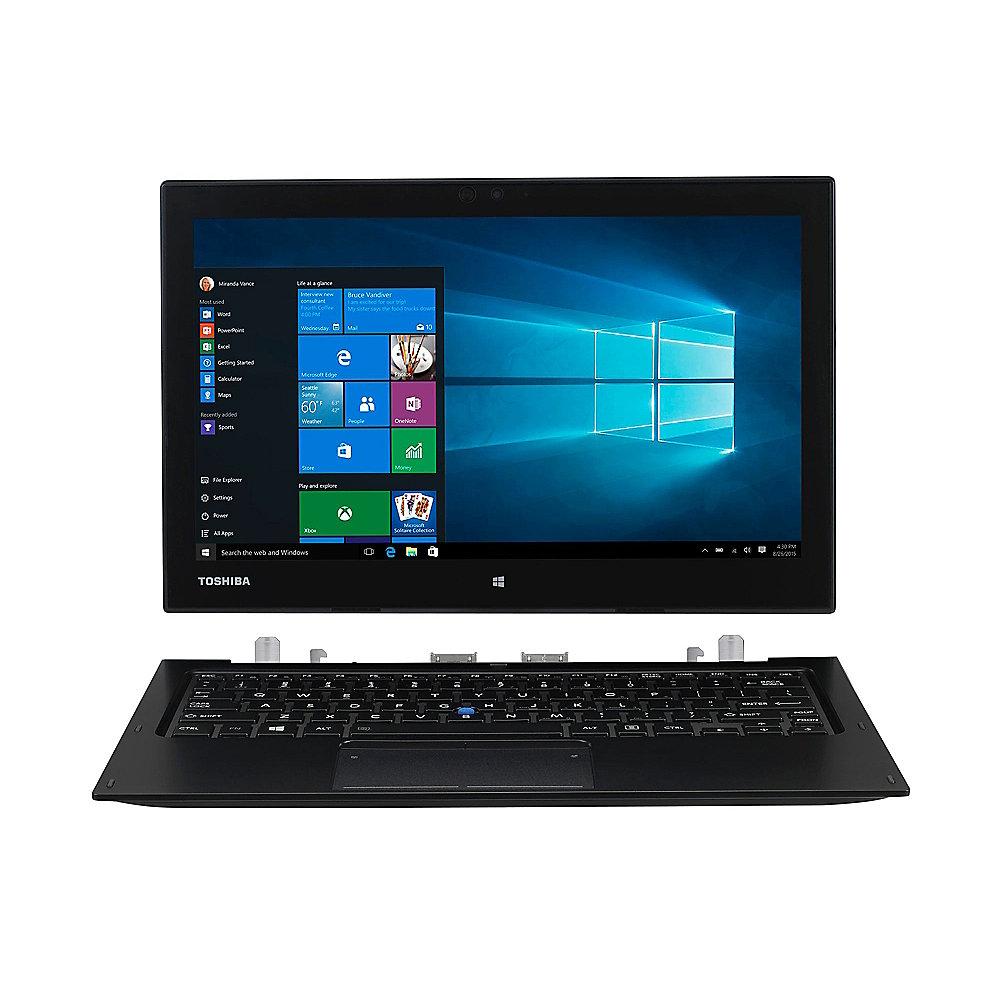 Toshiba Portégé Z20t-C, Graphite Black, 12.5 Zoll FHD Touch, Intel Core m, LTE, Detachable Ultrabook, Windows 10 Pro | Zustand: Sehr Gut