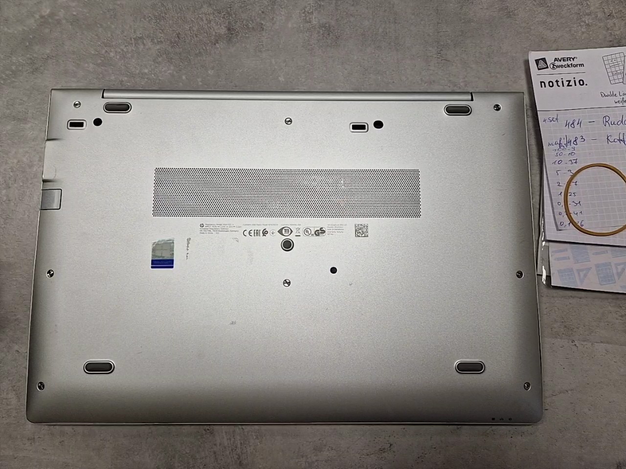 HP EliteBook 850 G5, Business Notebook mit 15,6 Zoll FHD, inkl. Ladegerät, i5-8250U, 8 GB RAM, 256 GB SSD | Zustand: Sehr Gut – Bild 4