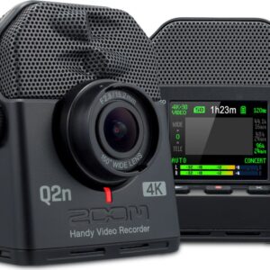 Zoom Q2n-4K Handy Video Recorder, Mobiler 4K-Videorecorder mit hochwertigen X | Y-Stereomikrofonen, ideal für Musiker und Streaming. | Zustand: Sehr Gut