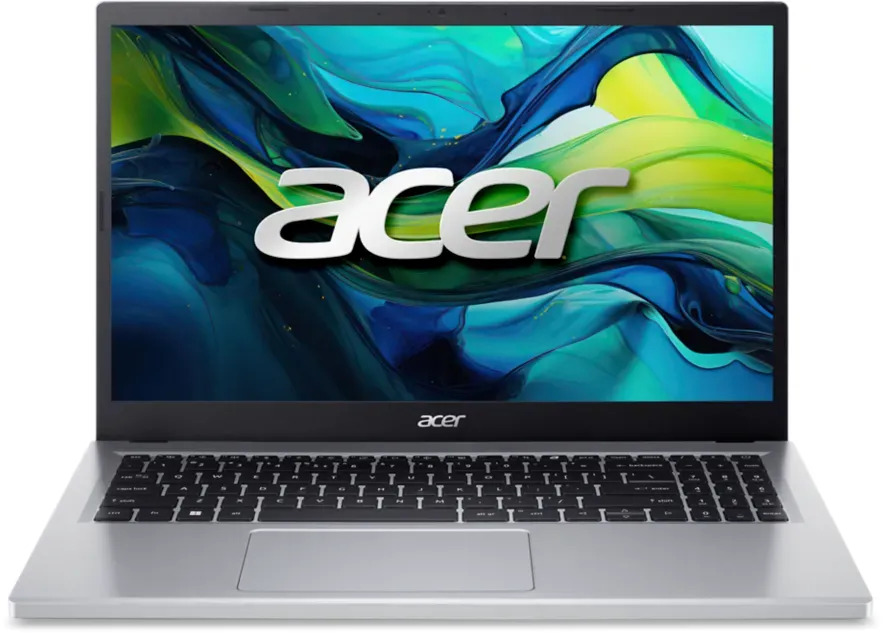 Acer Aspire Go 15 AG15-31P, Pure Silver, Intel N100, 4GB RAM, 128GB Flash, 15,6 Zoll Full HD, Windows, deutsches Tastaturlayout | Zustand: Sehr Gut – Bild 2