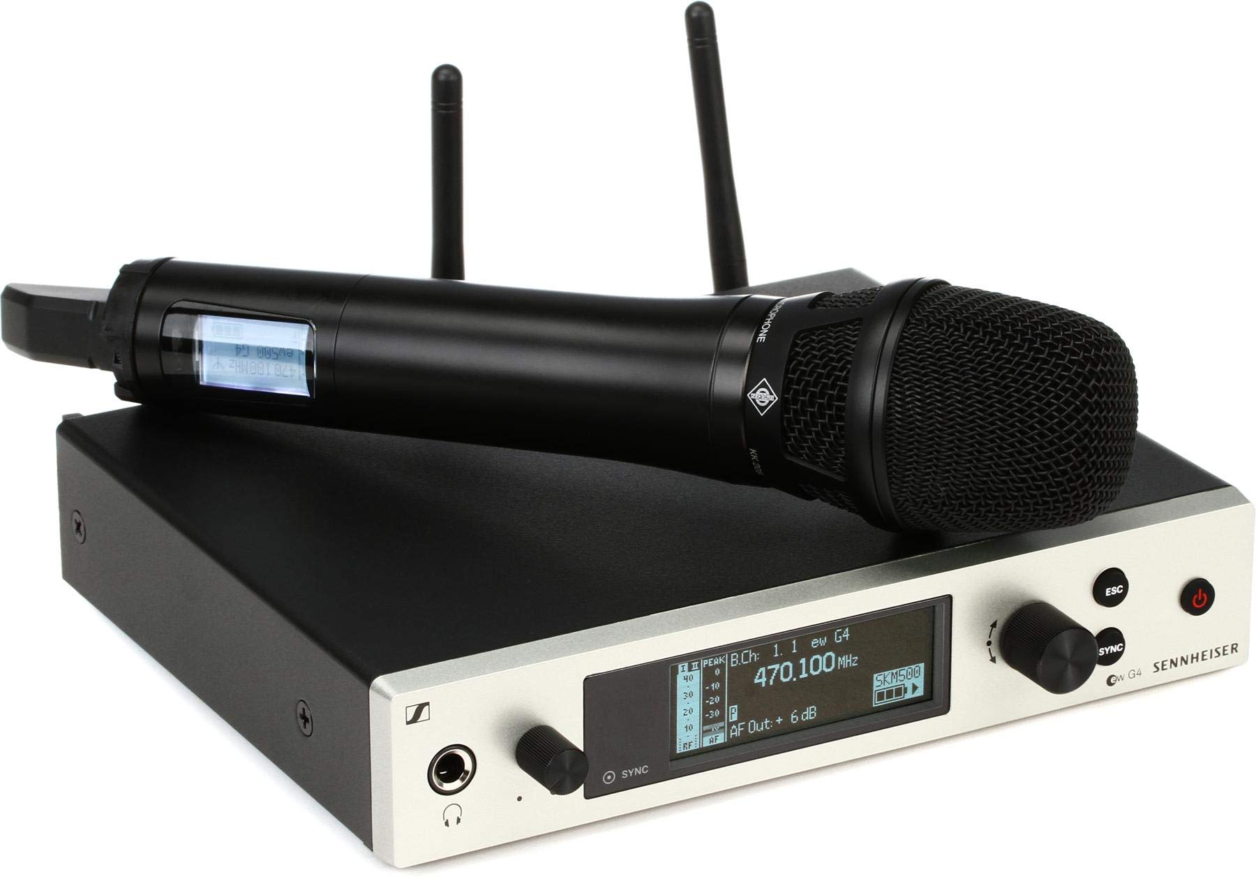 Sennheiser EW 500 G4-KK205 System, Professionelles Funkmikrofon-Set mit SKM 500 G4 Handsender und Neumann KK 205 Kondensatorkapsel. | Zustand: Sehr Gut – Bild 2