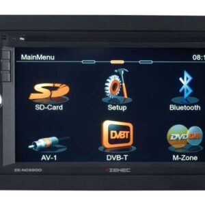 Zenec ZE-NC620D 2-DIN Naviceiver, Multimedia-Autoradio mit 6,2 Zoll Touchscreen, DVD-Laufwerk, Bluetooth, Navigation und USB | SD | Zustand: Wie Neu