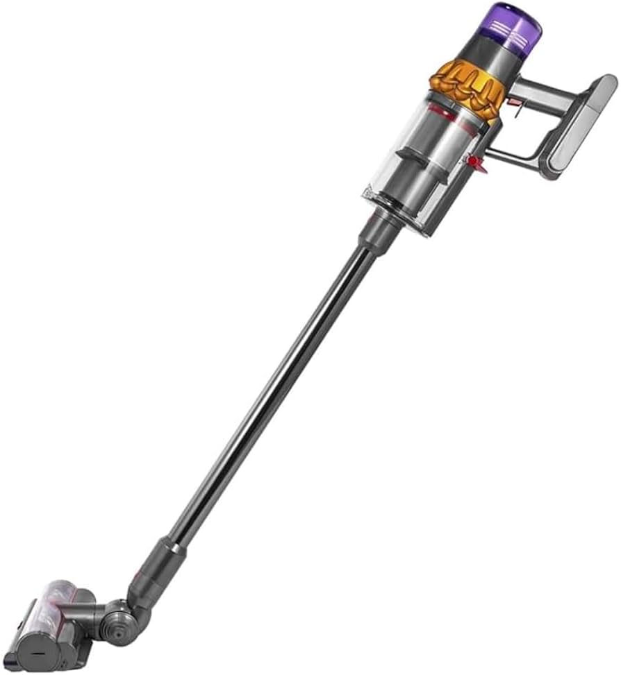 Dyson V15 Detect Absolute Gelb/Nickel, Akku-Staubsauger mit Laser-Stauberkennung, LCD-Display, Dockingstation und umfangreichem Zubehör. | Zustand: Gut