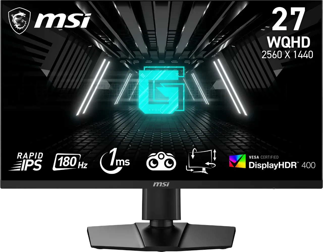 MSI G274QPF E2 27 Zoll Gaming Monitor, WQHD, 180Hz, 1ms, Rapid IPS, HDR400, höhenverstellbar, OVP enthalten | Zustand: Wie Neu – Bild 2