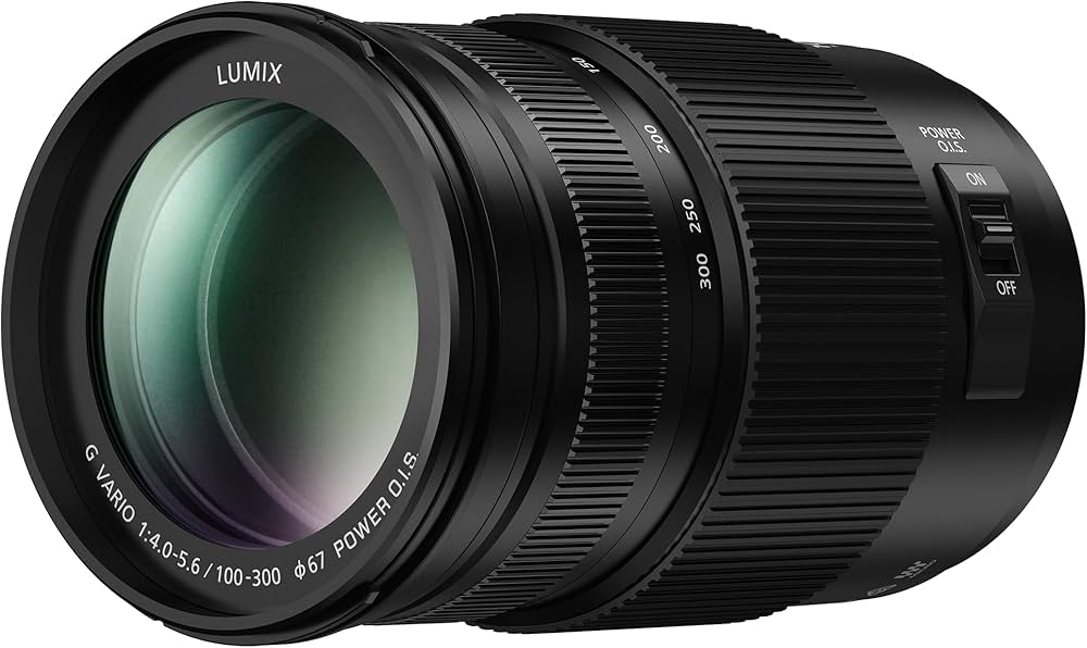 Panasonic Lumix G Vario 100-300mm f/4-5.6, Telezoom-Objektiv für Micro Four Thirds, optischer Bildstabilisator, kompakt und leicht. | Zustand: Sehr Gut