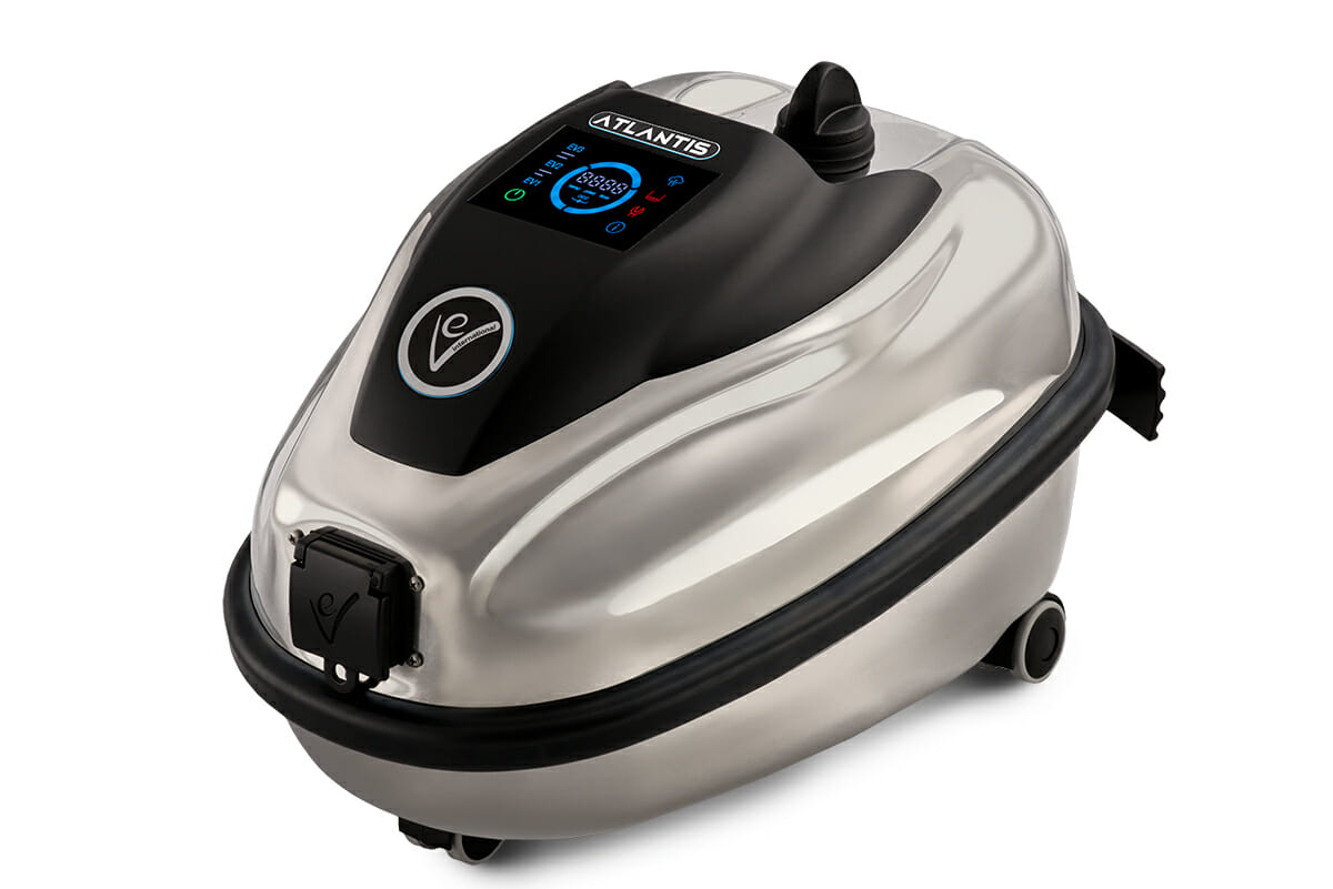 EV International Atlantis Trockendampfreiniger, Leistungsstarker Dampfreiniger mit 7 bar Druck und 170 °C, ideal zur hygienischen Reinigung, NEU, OVP, inkl. Zubehör | Zustand: Neu