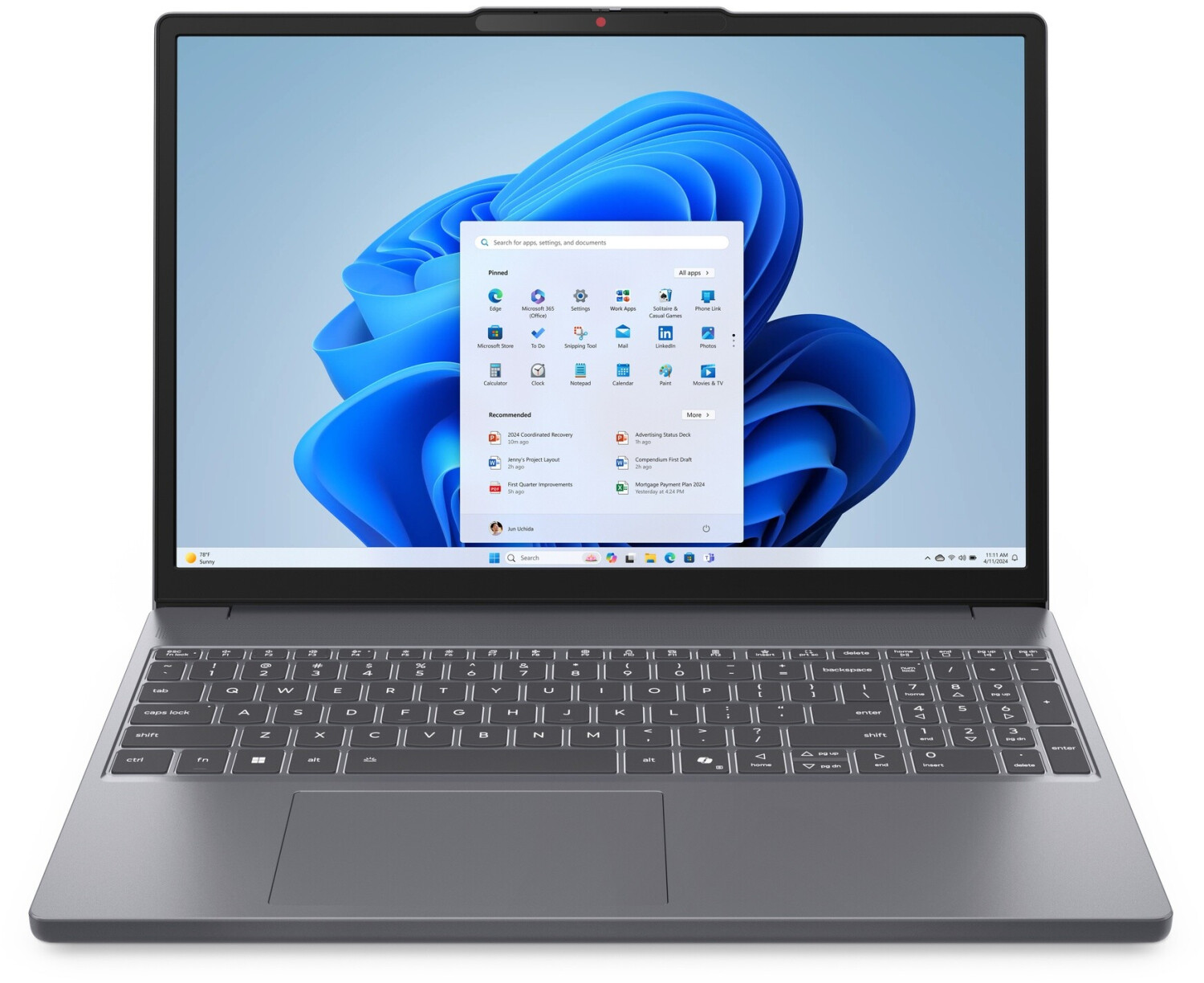Lenovo IdeaPad Slim 3 15ABR8 Arctic Grey, AMD Ryzen 5 7530U, 8GB RAM, 512GB SSD, 15,6 | Zustand: Sehr Gut