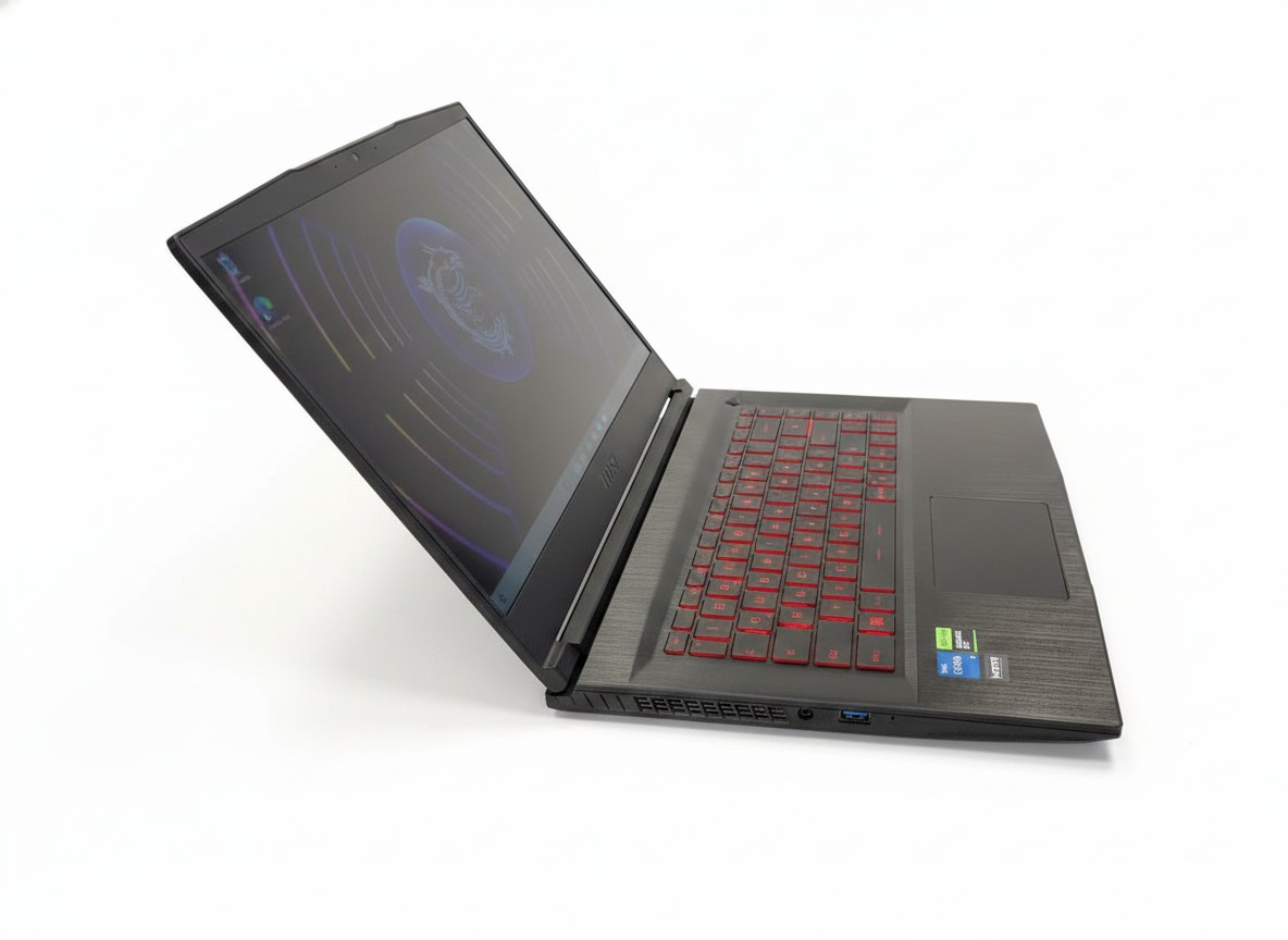 MSI Thin GF63 12VE, Schwarz, Intel Core i5-12450H, 16GB RAM, 512GB SSD, NVIDIA GeForce RTX 4050 6GB, inkl. Ladegerät | Zustand: Sehr Gut – Bild 4
