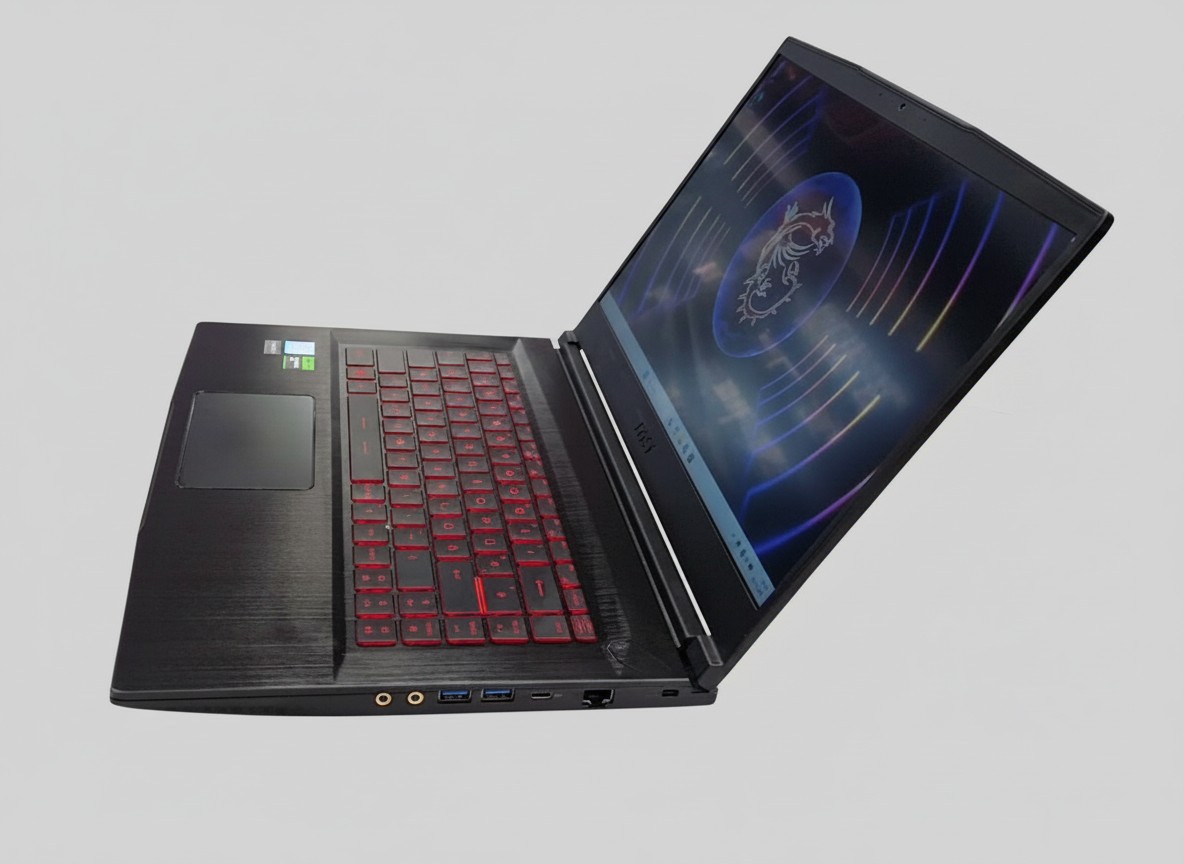 MSI Thin GF63 12VE, Schwarz, Intel Core i5-12450H, 16GB RAM, 512GB SSD, NVIDIA GeForce RTX 4050 6GB, inkl. Ladegerät | Zustand: Sehr Gut – Bild 5