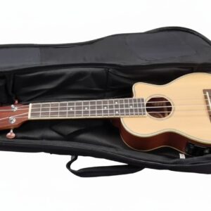 Korala UKS-450-CE Sopran-Ukulele, Massive Fichtendecke, Cutaway, Fishman-Tonabnehmer mit integriertem Stimmgerät, inkl. Gigbag | Zustand: Sehr Gut