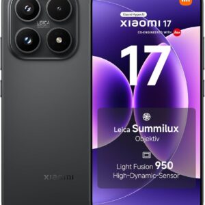 Xiaomi 17 512GB, 12GB RAM, 5G, OVP | SimLock: Frei | Zustand: Neu | Farbe: schwarz | Akku: 100%