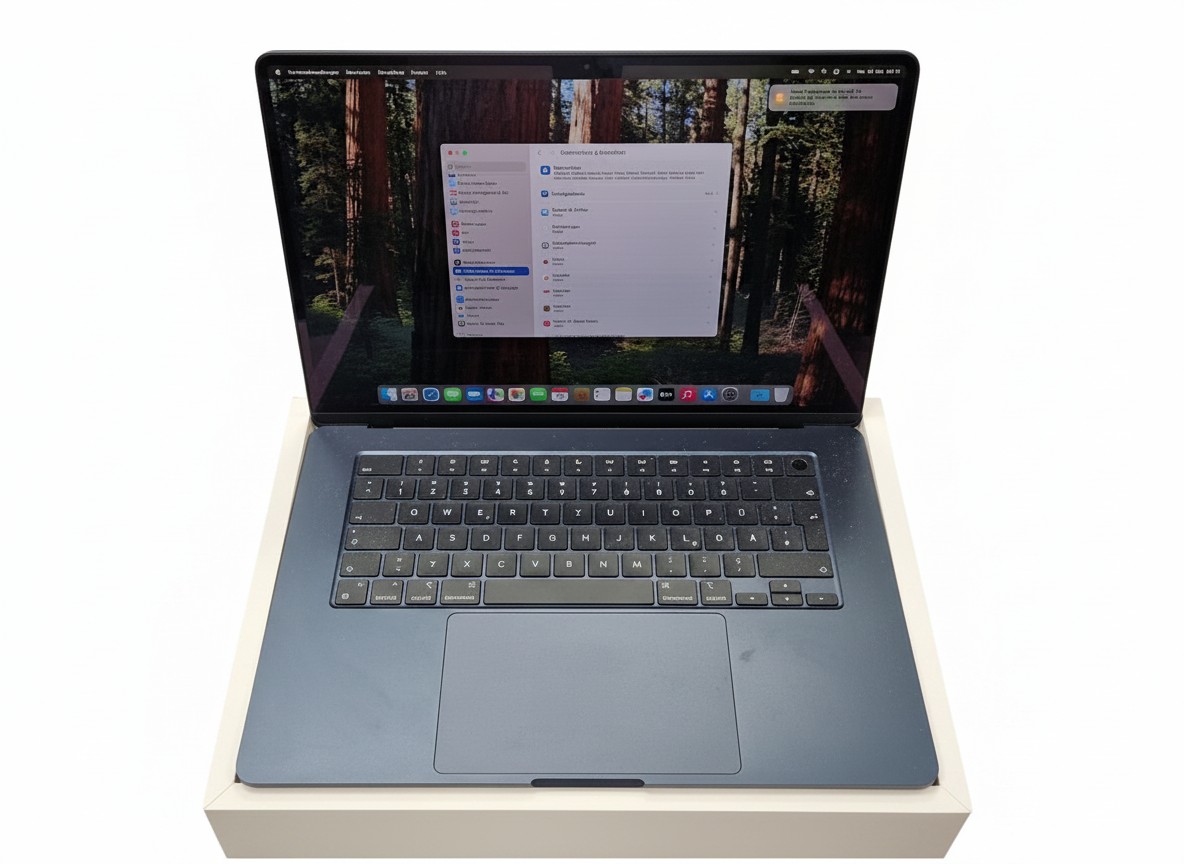 Apple MacBook Air 15" M2 (2023) Midnight, Apple MacBook Air 15" M2 (2023) Midnight| apple m2 chip, 8gb ram, 256gb ssd, 15,3" | Zustand: Sehr Gut – Bild 2