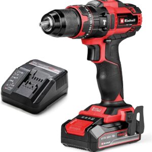 Einhell TE-CD 18/44 Li-i, Akku-Schlagbohrschrauber, inkl. Koffer, 3x Akku und Ladegerät, Power X-Change System | Zustand: Sehr Gut