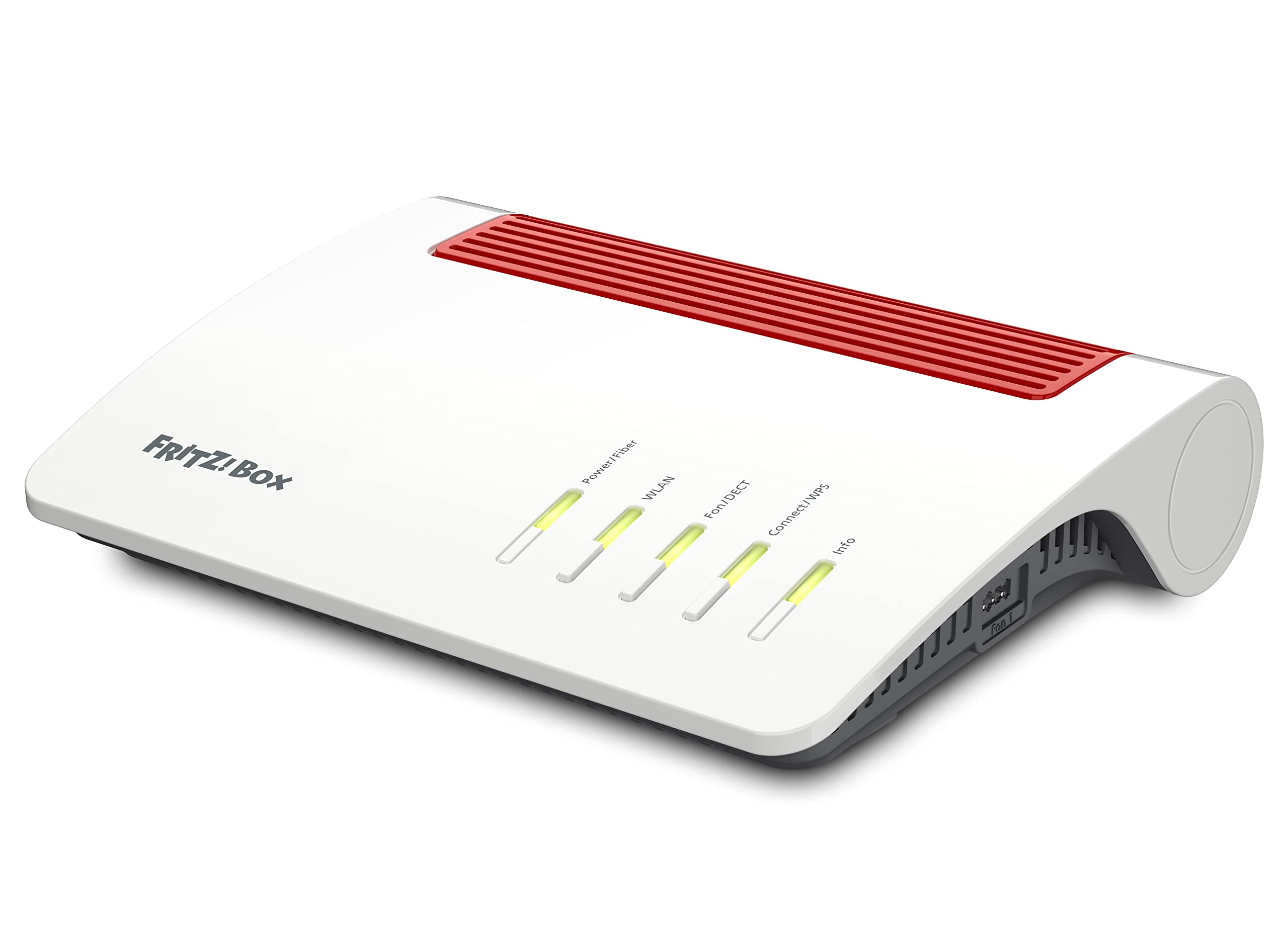 AVM FRITZ!Box 5590 Fiber, Weiß, Glasfaser-Router mit Wi-Fi 6, 2,5-Gigabit-WAN | LAN, Mesh-WLAN, DECT-Basis, keine sichtbaren Schäden | Zustand: Sehr Gut