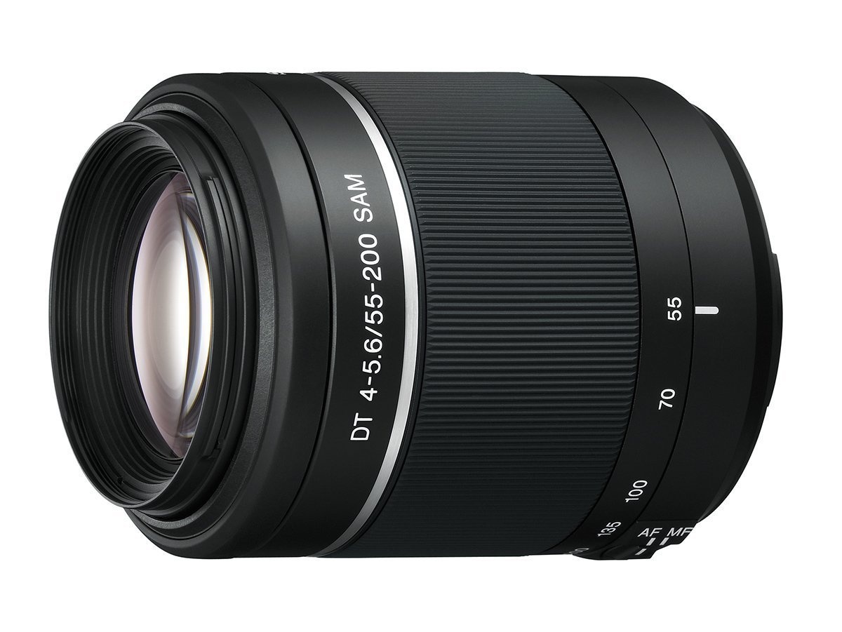 Sony DT 55-200mm 4-5.6 SAM, Schwarz, Telezoom-Objektiv für Sony A-Mount APS-C Kameras, Smooth Autofocus Motor, 55mm Filtergewinde | Zustand: Sehr Gut – Bild 2