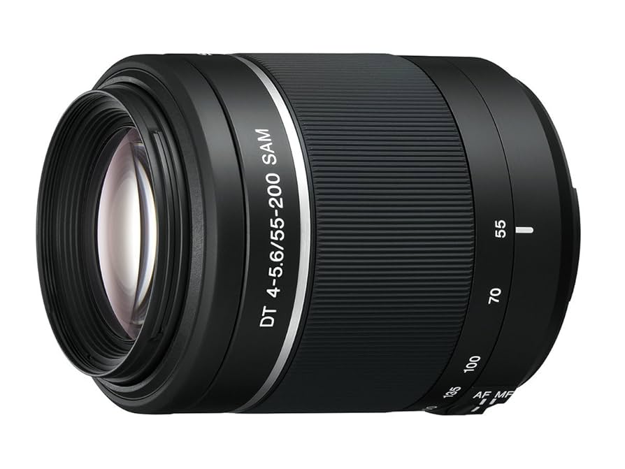 Sony DT 55-200mm 4-5.6 SAM, Schwarz, Telezoom-Objektiv für Sony A-Mount APS-C Kameras, Smooth Autofocus Motor, 55mm Filtergewinde | Zustand: Sehr Gut – Bild 5