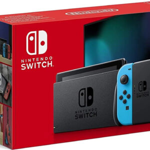 Nintendo Switch Neon-Blau/Rot, Konsole inkl. Dockingstation, Netzteil, Joy-Cons und Spiel Mario Kart 8 Deluxe. | Zustand: Sehr Gut | Farbe: schwarz