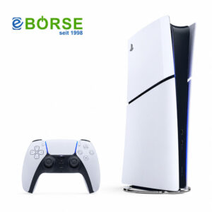 Sony PlayStation 5 Slim Digital Edition, Inkl. 1 DualSense Controller, HDMI- und Stromkabel, ohne Originalverpackung, Farbe: Weiß | Zustand: Sehr Gut | Farbe: weiss