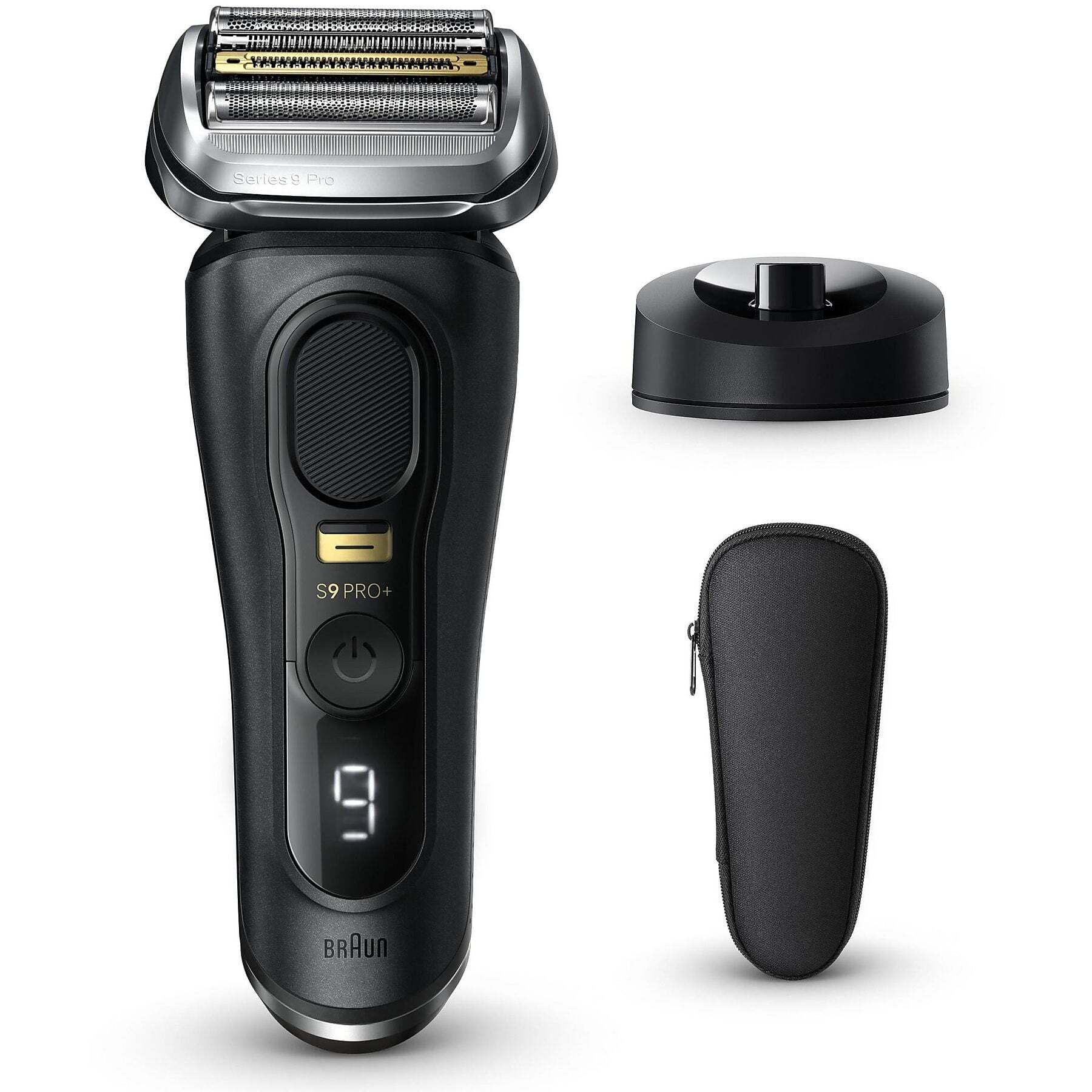 Braun Series 9 Pro+ 9510s Schwarz, Elektrischer Rasierer für Nass- und Trockenrasur, inkl. Ladestation und Reiseetui. | Zustand: Neu – Bild 3
