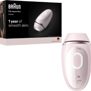 Braun Silk-expert Mini PL1100 Pink, Kompaktes IPL-Haarentfernungsgerät mit SensoAdapt-Technologie für eine dauerhafte Haarentfernung. | Zustand: Neu