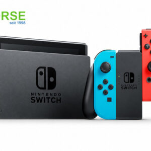 Nintendo Switch Neon-Rot/Neon-Blau, Inkl. Dockingstation, Netzteil und HDMI-Kabel, ohne Originalverpackung. | Zustand: Sehr Gut | Farbe: schwarz