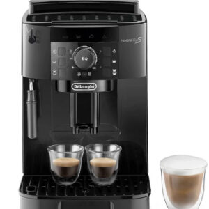 De'Longhi Magnifica S ECAM 12.121.B Schwarz, Kaffeevollautomat mit manuellem Milchaufschäumer, 15 bar Pumpendruck, 1,8 l Wassertank. | Zustand: Neu