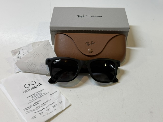 Ray-Ban Meta Wayfarer Gen 2 Matte Black , Smart Glasses mit Kamera, Audio & KI, inkl. Originalverpackung und Rechnung. | Gekauft war 26.03.2026 | Zustand: Sehr Gut – Bild 5