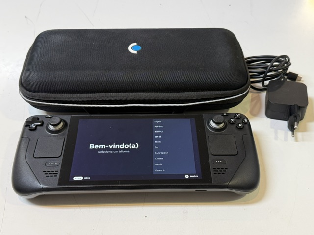 Valve Steam Deck 512GB LCD Schwarz, Handheld-Konsole mit 512GB Speicher, inklusive Original-Ladegerät und Tragetasche. | Zustand: Sehr Gut | Farbe: schwarz – Bild 2