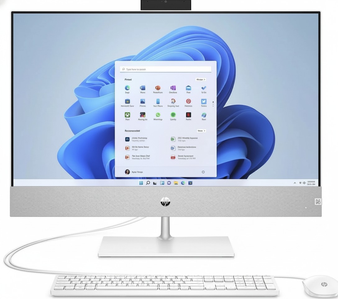 HP Pavilion All-in-One 27-ca, Ryzen 7 5700U, Alte Bez.:P Pavilion All-in-one Desktop-pc, 27", Amd Ryzen 7 5700u, 16 Gb Ddr4, 1 Tb Ssd| amd ryzen7 5700u,16gb | Zustand: Sehr Gut