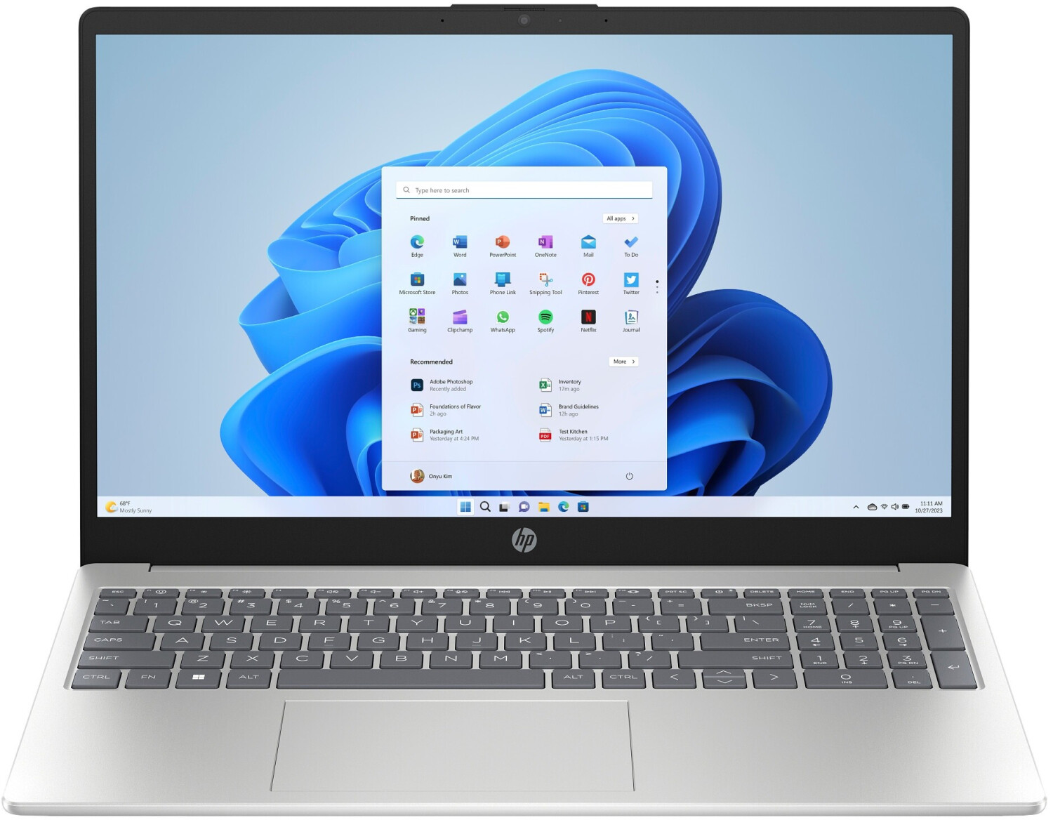 HP Laptop 15-fc0xxx, AMD Ryzen 7 7730U, 16GB RAM, 512GB SSD, Windows 11, Batteriezustand 100%, inkl. Ladegerät, ohne OVP | Zustand: Gut