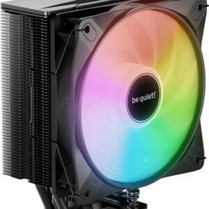 be quiet! Pure Rock 3 LX, Schwarz, Kompakter CPU-Kühler mit 120mm Light Wings LX ARGB-Lüfter, 190W TDP, 4 Heatpipes, schwarz. | Zustand: Neu