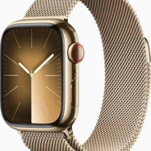 Apple Watch Series 9 41mm GPS+Cellular, Milanaise, Milanaise-Armband  Akku 100%, inklusive Ladegerät | Zustand: Sehr Gut