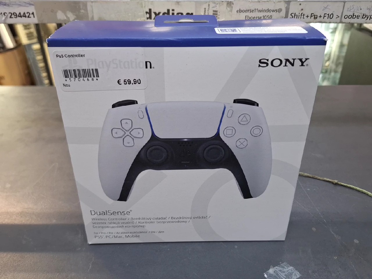 Sony DualSense Wireless Controller White, Original PlayStation 5 Controller, neu in Originalverpackung (OVP), mit haptischem Feedback | Zustand: Neu – Bild 2